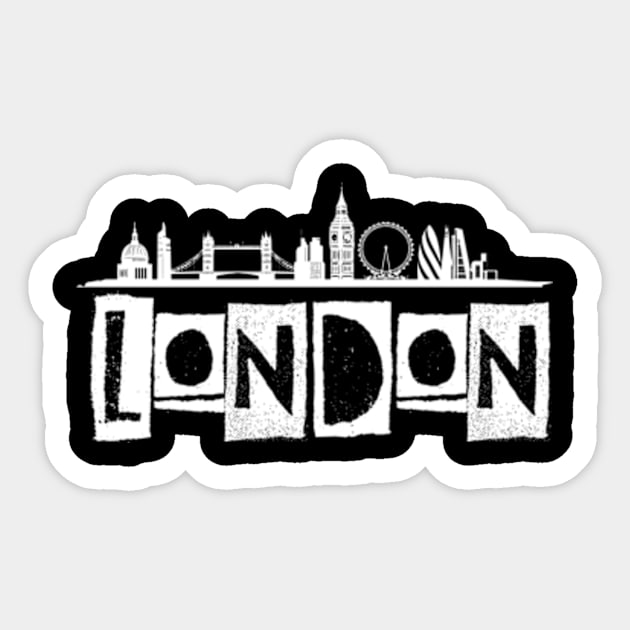 London souvenir tshirt cool london gift Sticker by AstridLdenOs